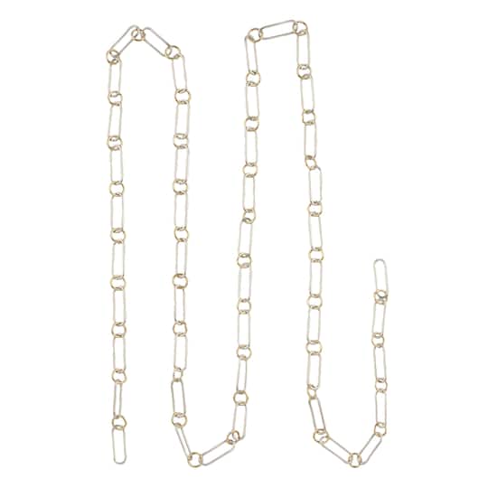 12 Pack: 36" Silver & Gold Paper Link Chain by Bead Landing™